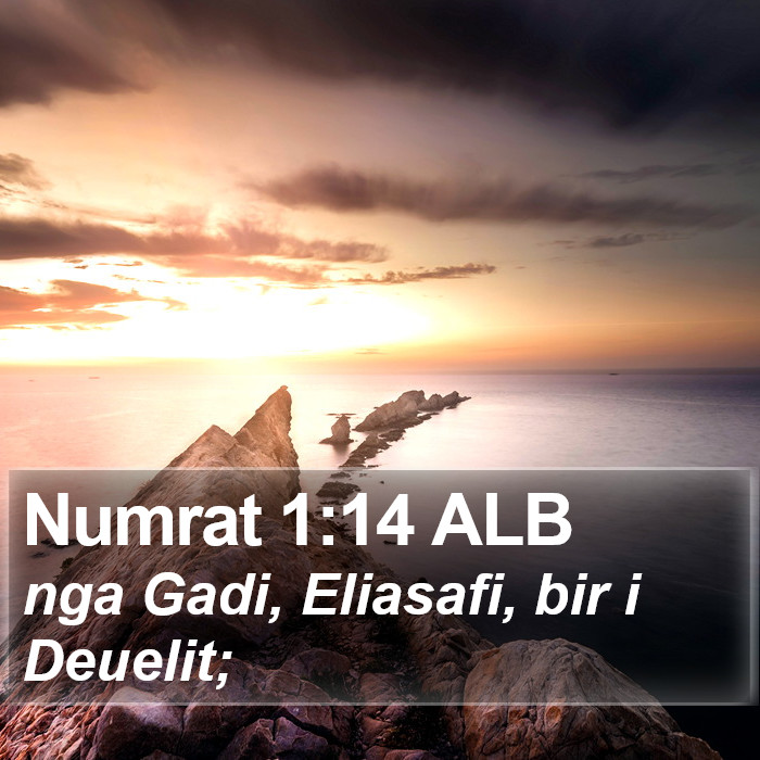 Numrat 1:14 ALB Bible Study