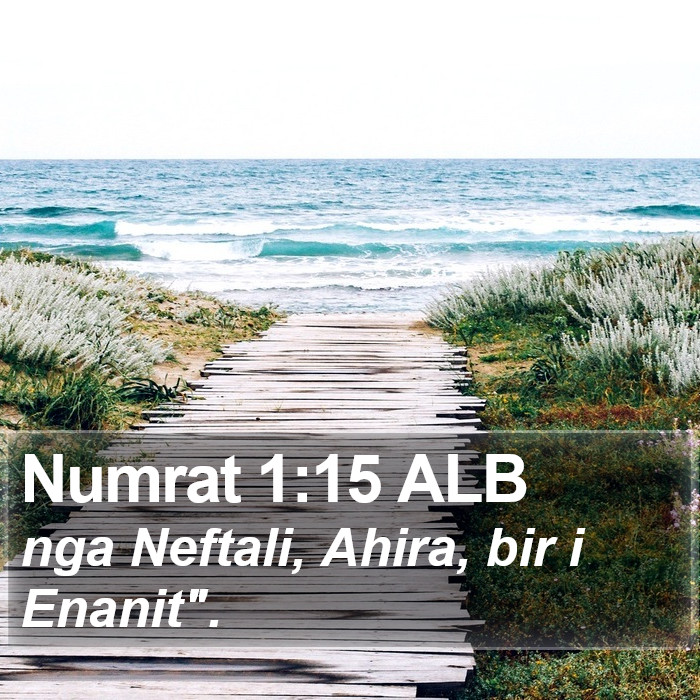 Numrat 1:15 ALB Bible Study