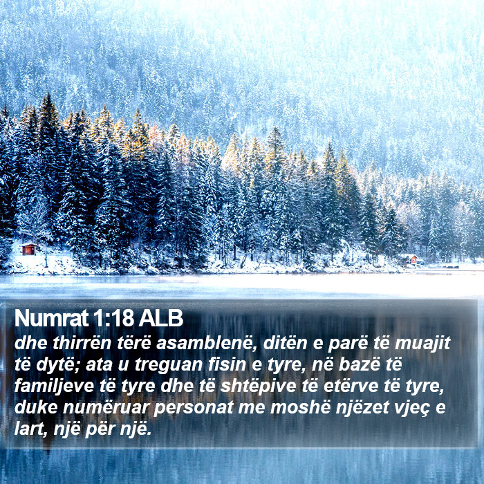 Numrat 1:18 ALB Bible Study