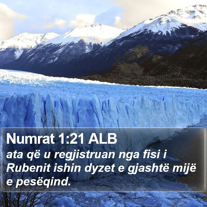 Numrat 1:21 ALB Bible Study