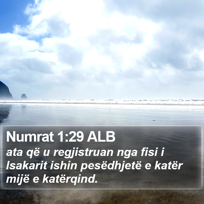 Numrat 1:29 ALB Bible Study