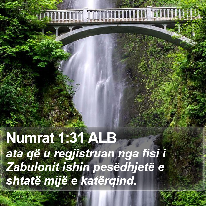 Numrat 1:31 ALB Bible Study