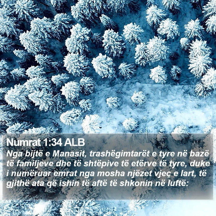 Numrat 1:34 ALB Bible Study