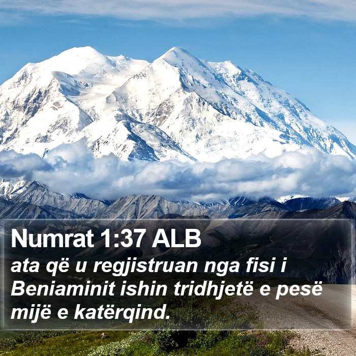 Numrat 1:37 ALB Bible Study