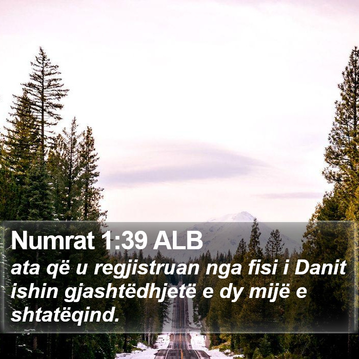 Numrat 1:39 ALB Bible Study