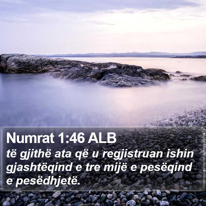 Numrat 1:46 ALB Bible Study