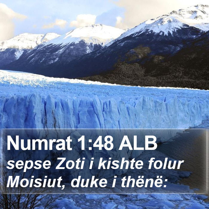 Numrat 1:48 ALB Bible Study