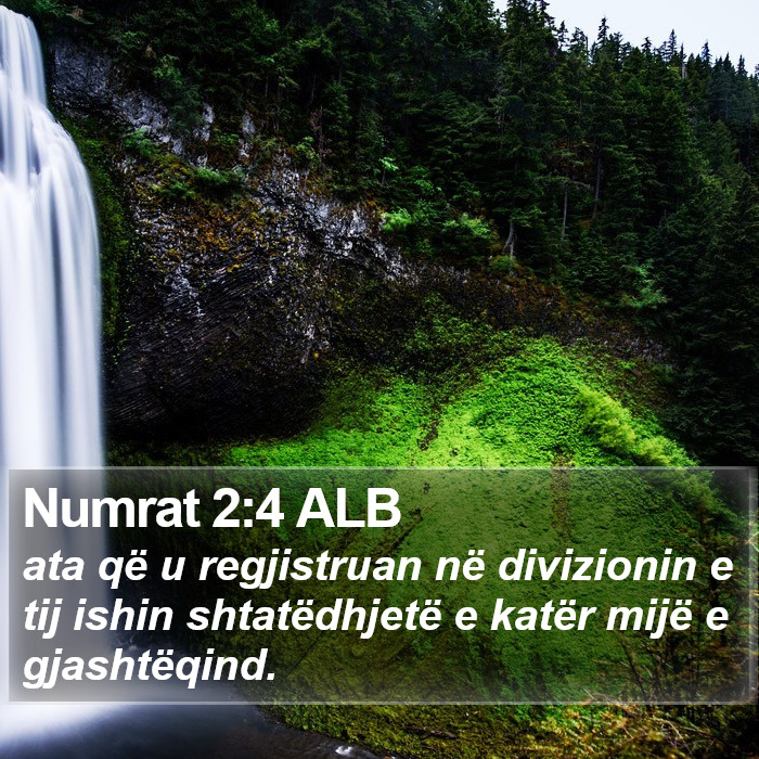Numrat 2:4 ALB Bible Study