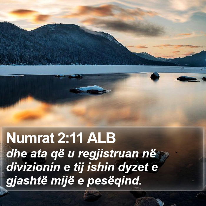 Numrat 2:11 ALB Bible Study