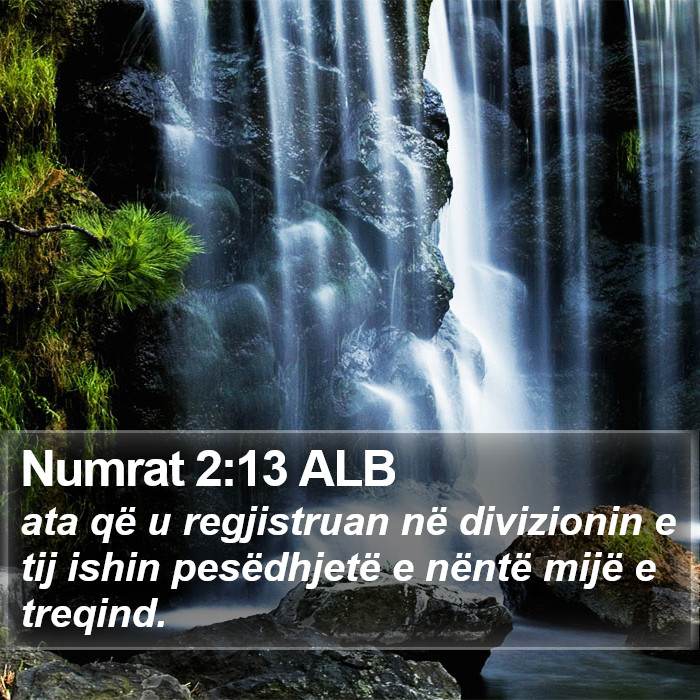 Numrat 2:13 ALB Bible Study