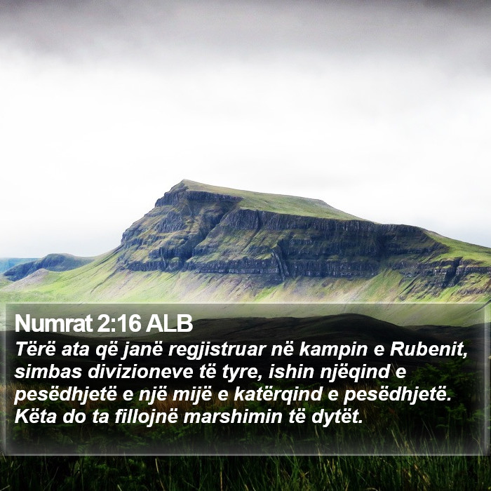 Numrat 2:16 ALB Bible Study