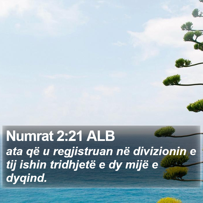 Numrat 2:21 ALB Bible Study