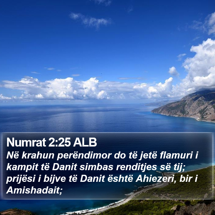 Numrat 2:25 ALB Bible Study
