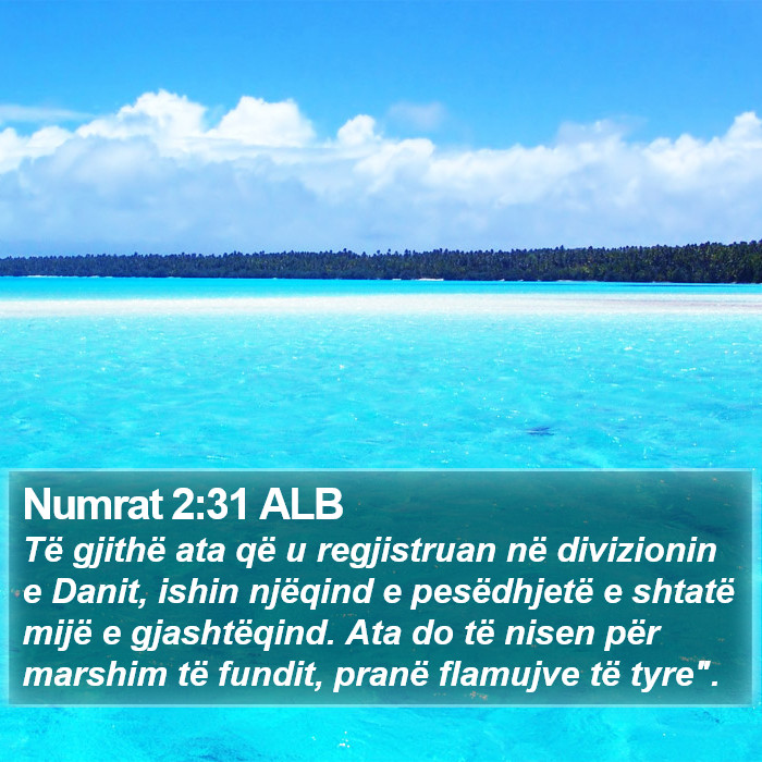Numrat 2:31 ALB Bible Study