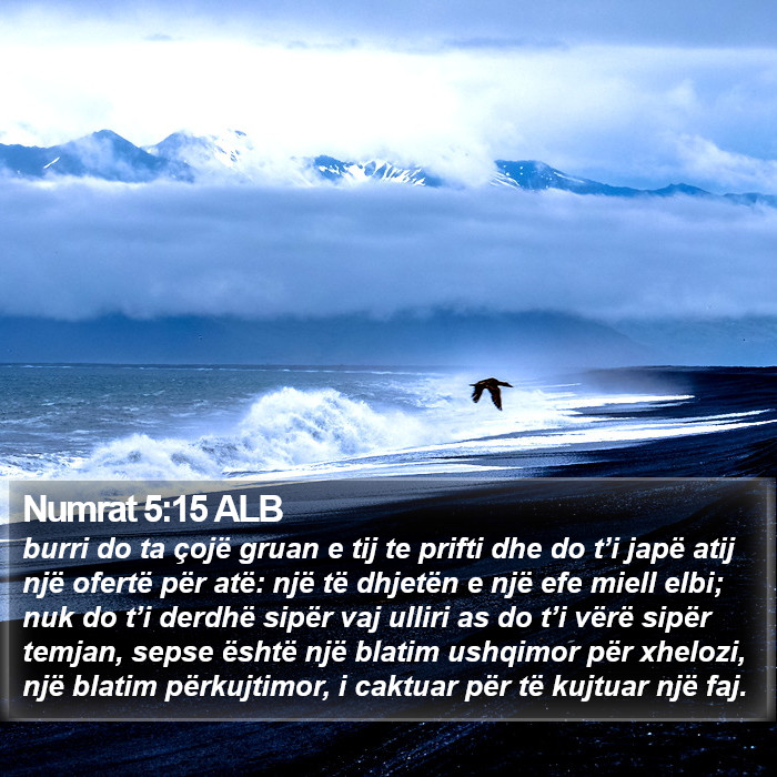Numrat 5:15 ALB Bible Study