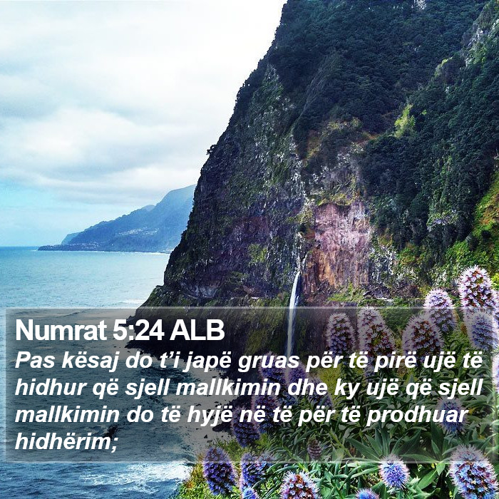 Numrat 5:24 ALB Bible Study