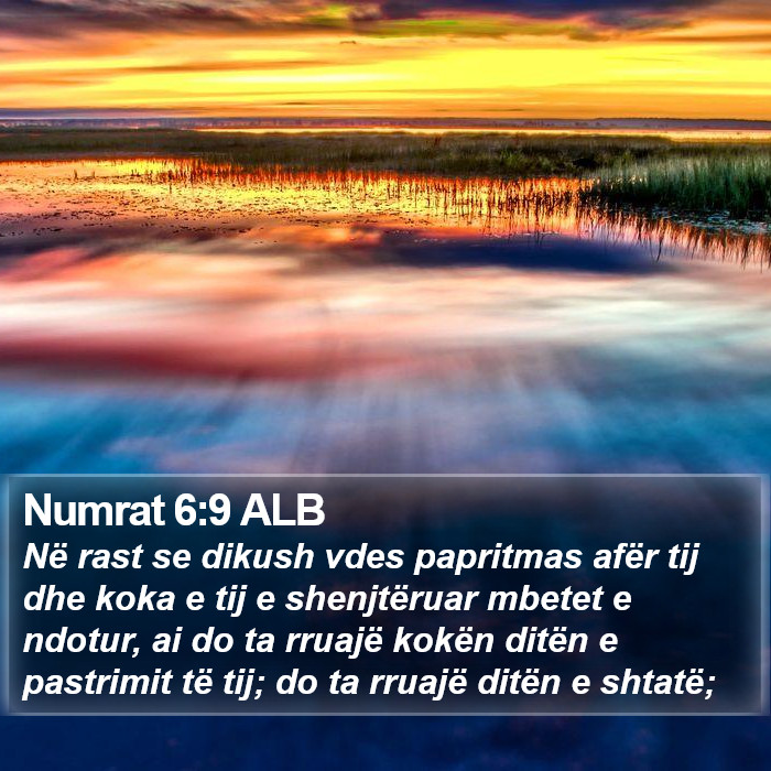 Numrat 6:9 ALB Bible Study