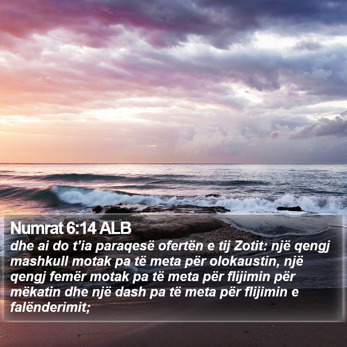 Numrat 6:14 ALB Bible Study