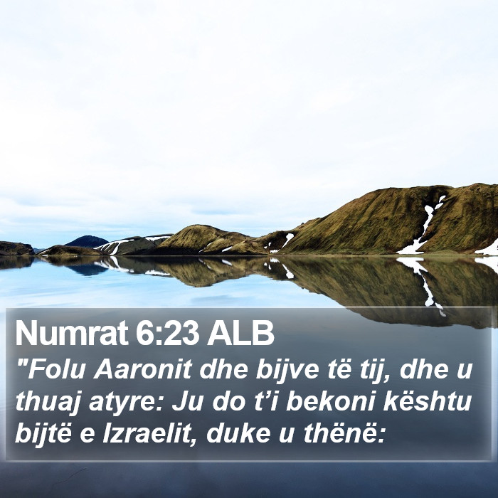 Numrat 6:23 ALB Bible Study