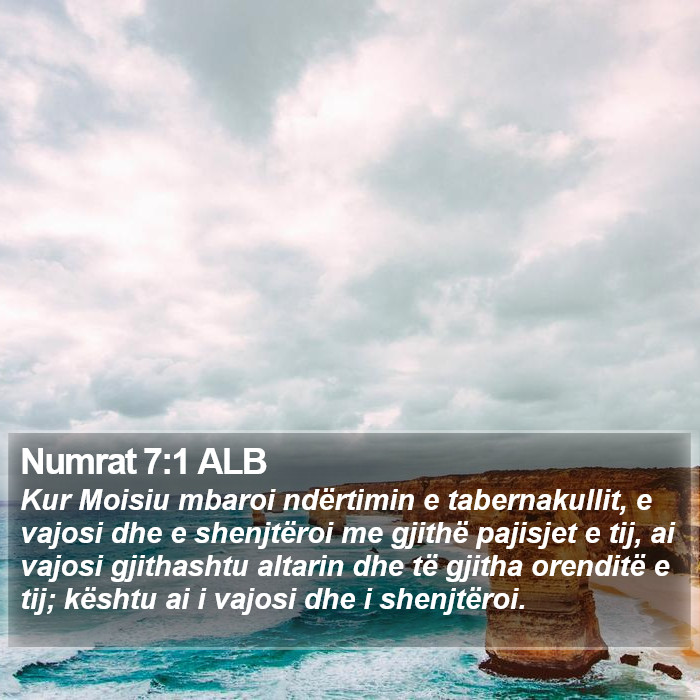 Numrat 7:1 ALB Bible Study