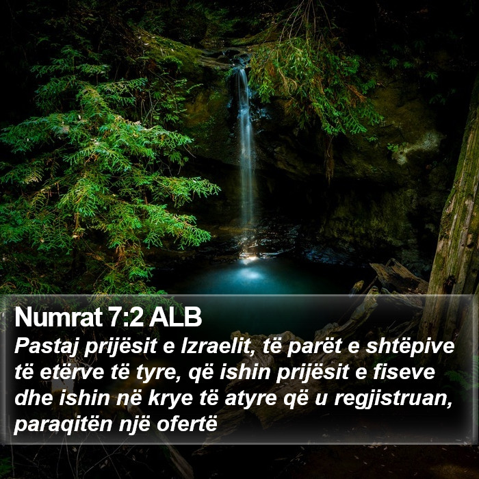 Numrat 7:2 ALB Bible Study