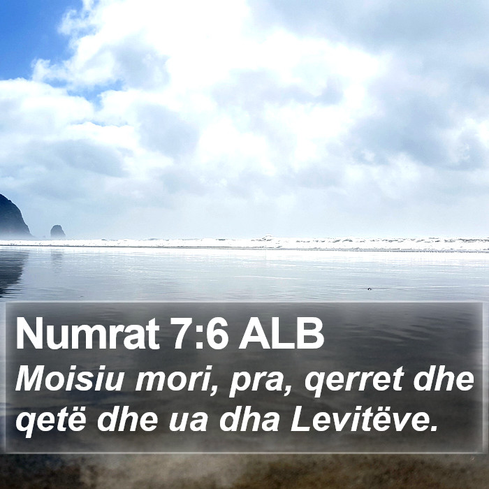 Numrat 7:6 ALB Bible Study