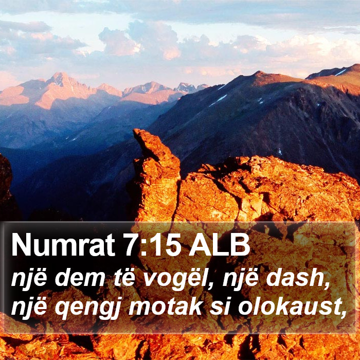 Numrat 7:15 ALB Bible Study