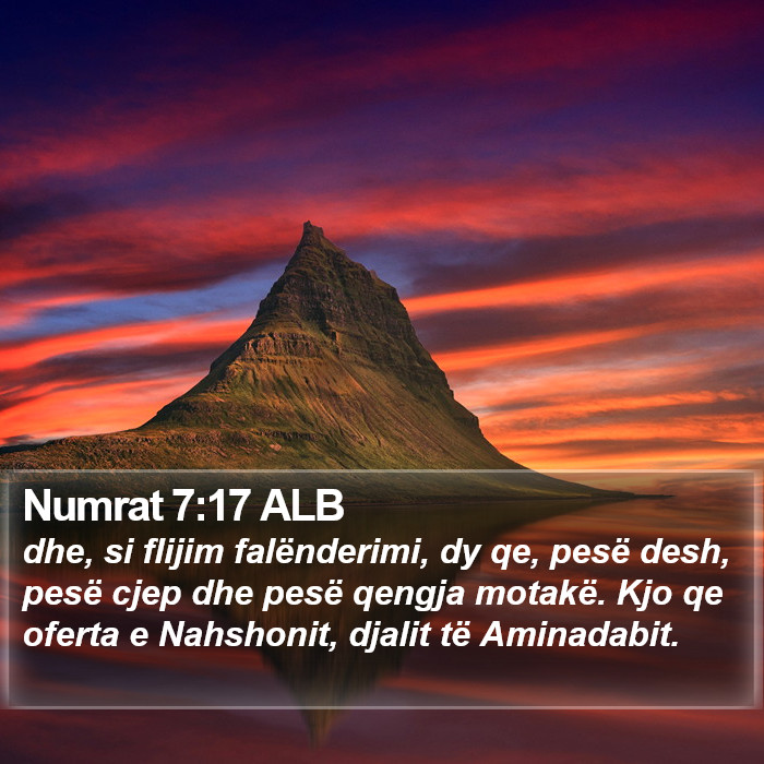 Numrat 7:17 ALB Bible Study