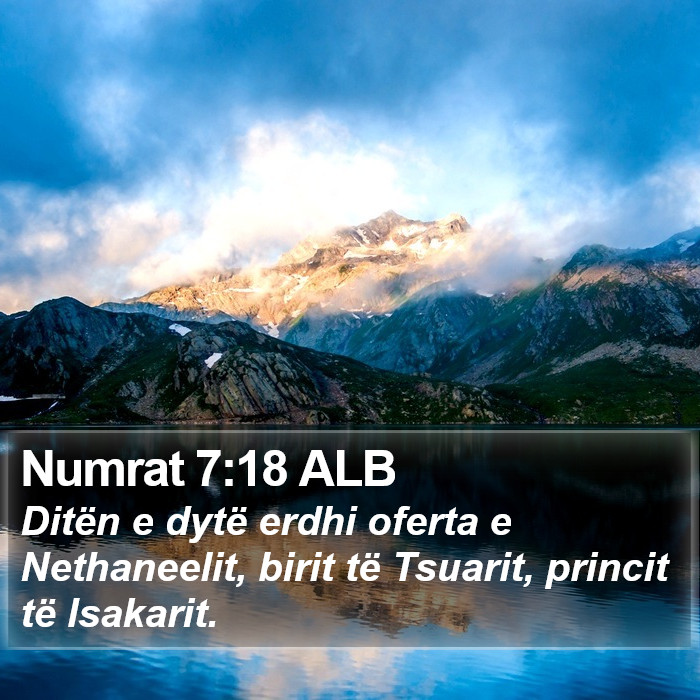 Numrat 7:18 ALB Bible Study