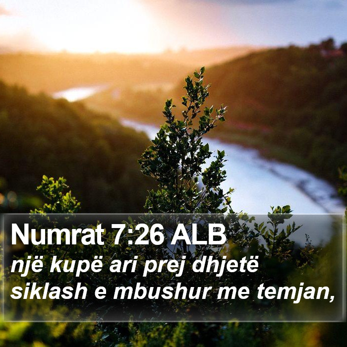 Numrat 7:26 ALB Bible Study