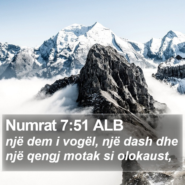 Numrat 7:51 ALB Bible Study