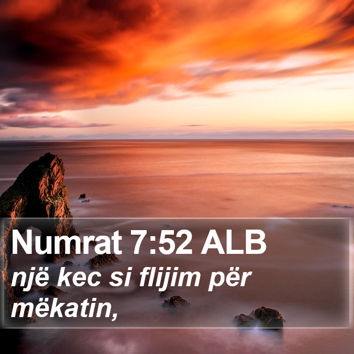 Numrat 7:52 ALB Bible Study