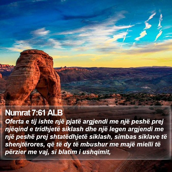 Numrat 7:61 ALB Bible Study