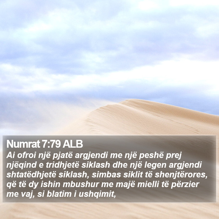 Numrat 7:79 ALB Bible Study