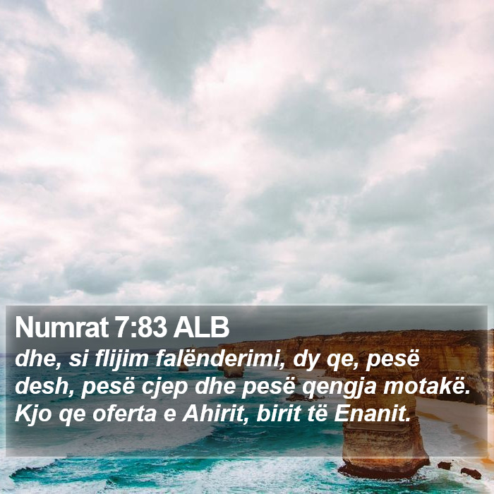 Numrat 7:83 ALB Bible Study