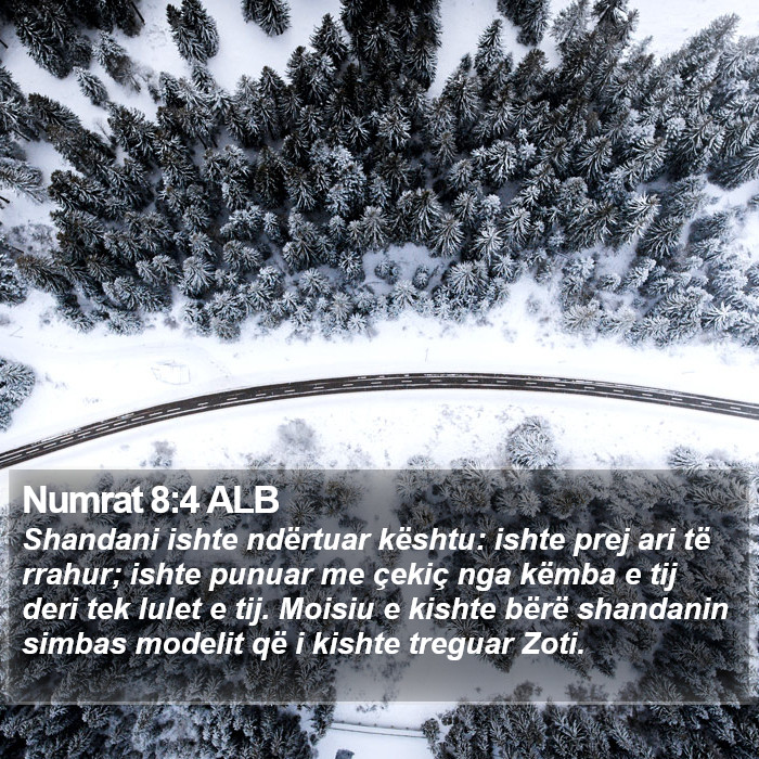 Numrat 8:4 ALB Bible Study