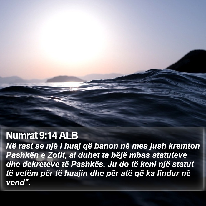 Numrat 9:14 ALB Bible Study