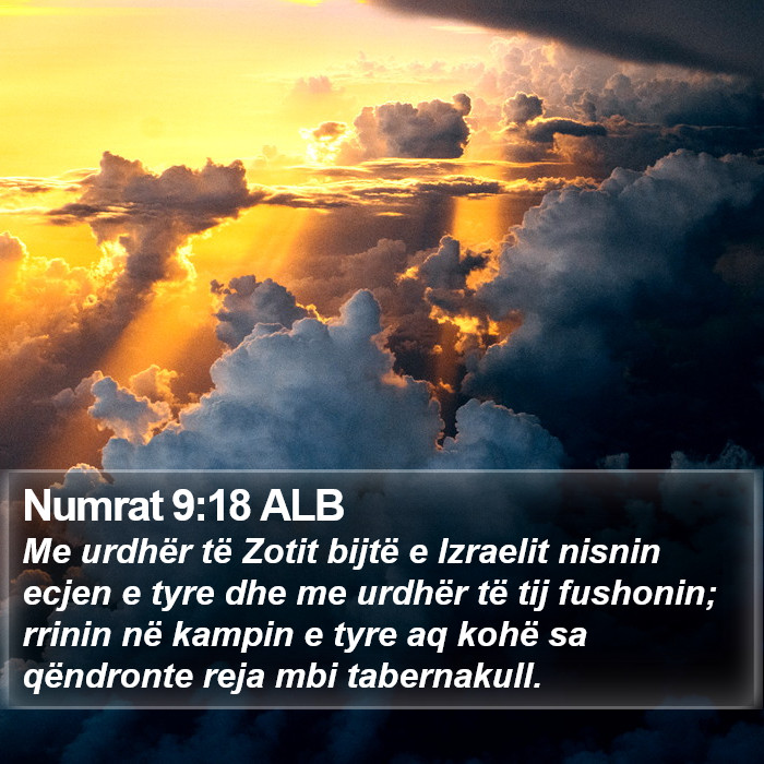 Numrat 9:18 ALB Bible Study