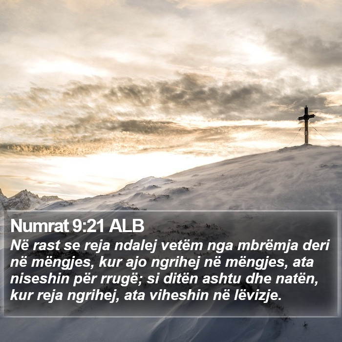 Numrat 9:21 ALB Bible Study