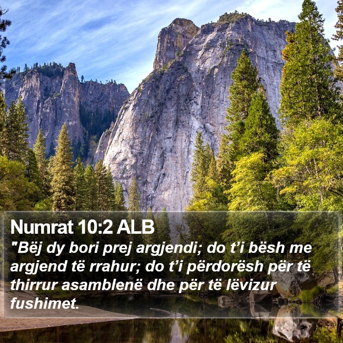 Numrat 10:2 ALB Bible Study