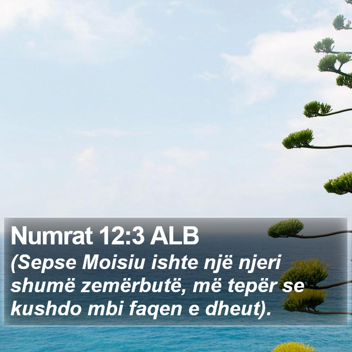 Numrat 12:3 ALB Bible Study