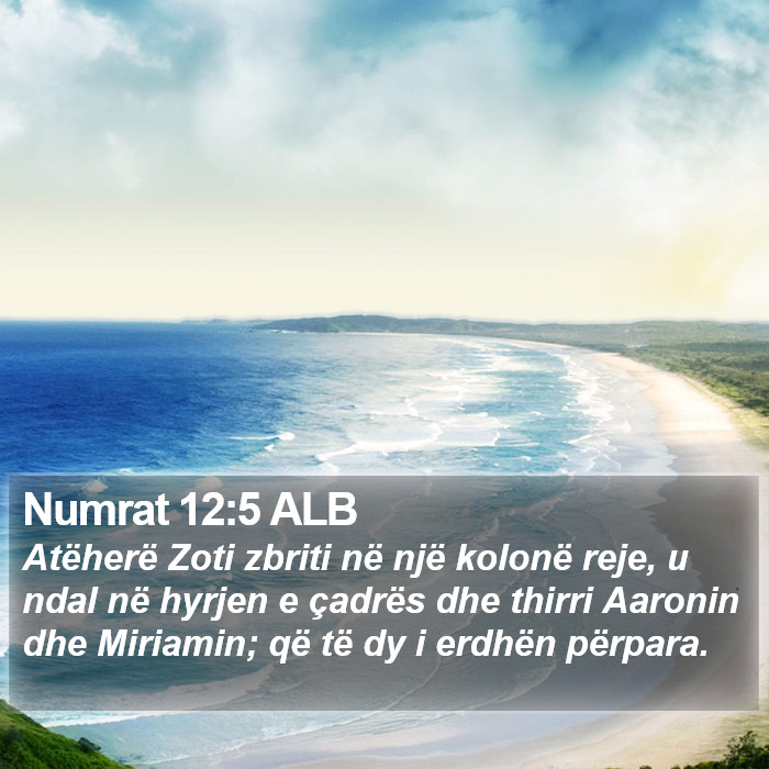 Numrat 12:5 ALB Bible Study