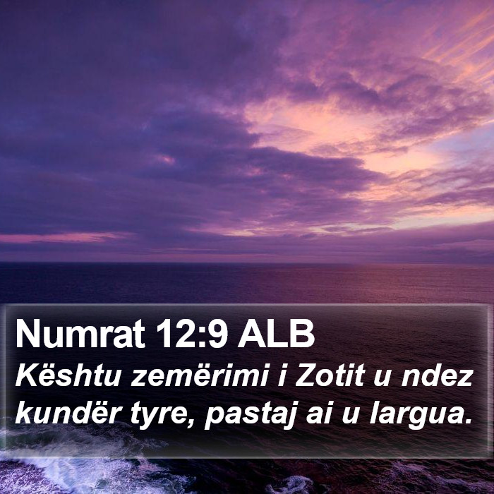 Numrat 12:9 ALB Bible Study