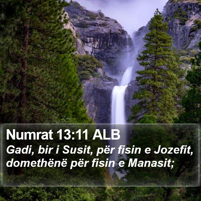 Numrat 13:11 ALB Bible Study