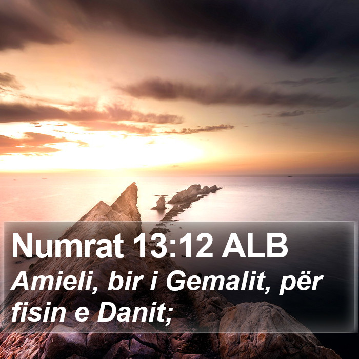 Numrat 13:12 ALB Bible Study