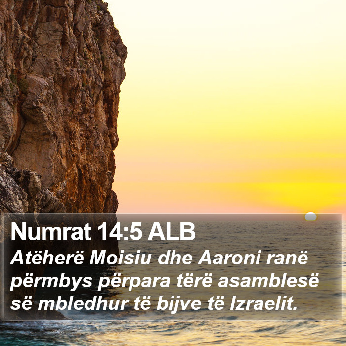 Numrat 14:5 ALB Bible Study