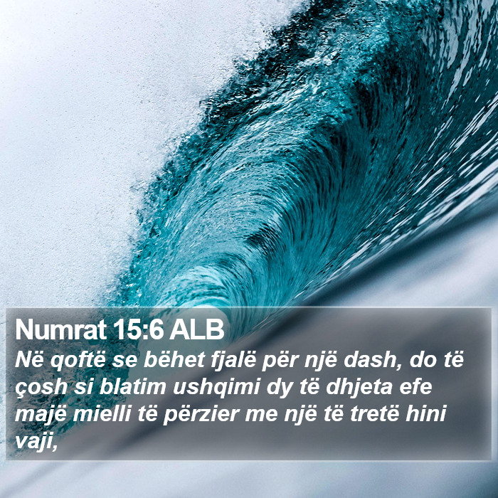 Numrat 15:6 ALB Bible Study