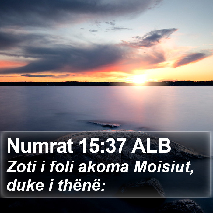 Numrat 15:37 ALB Bible Study