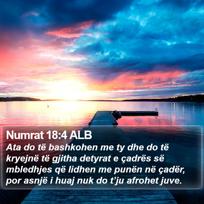 Numrat 18:4 ALB Bible Study