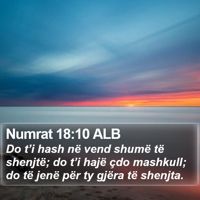 Numrat 18:10 ALB Bible Study